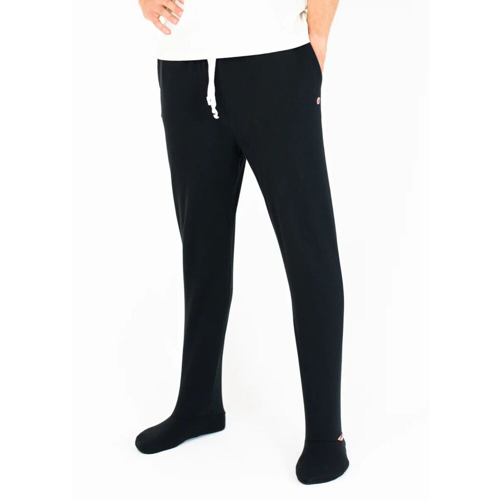 Feejays Unisex Classic Footed Sweatpants Sherpa Lined Feet M NWT Cozy Loungewear